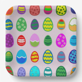 Ostereier Pappteller