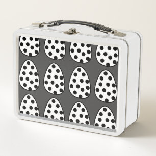 Ostereier Polka Dot Happy Oaster Metall Brotdose