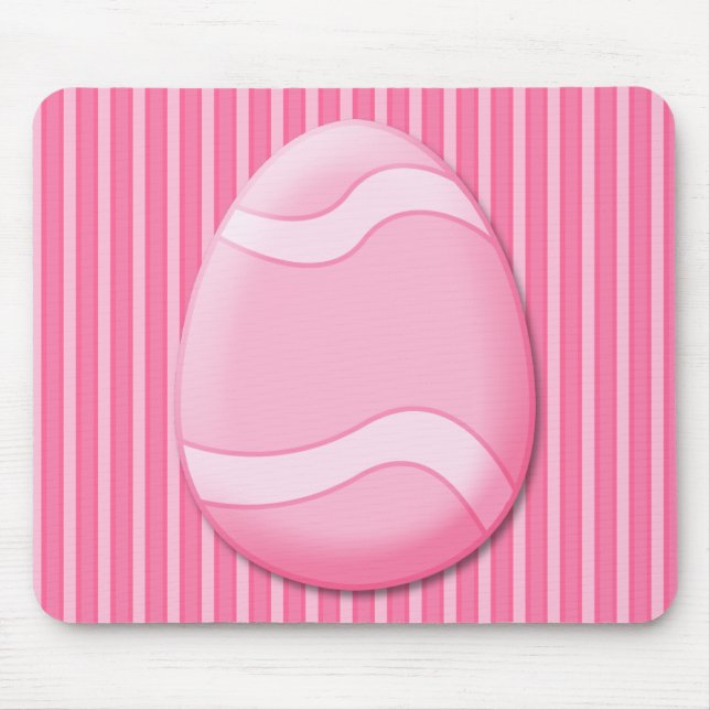 Ostereier (rosa) Mousepad (Vorne)