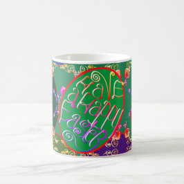 Ostereier-Rose Muster mit/Name Kaffeetasse