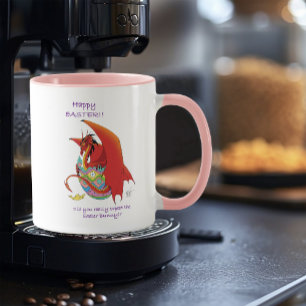 Ostereier Roter Drache Tasse