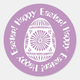 Ostereier Runder Aufkleber