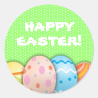 Ostereier Runder Aufkleber