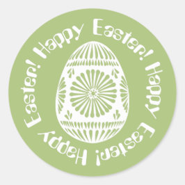Ostereier Runder Aufkleber