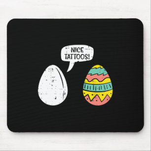 Ostereier Schöne Tattoos Lustige Jagd Männer Fraue Mousepad