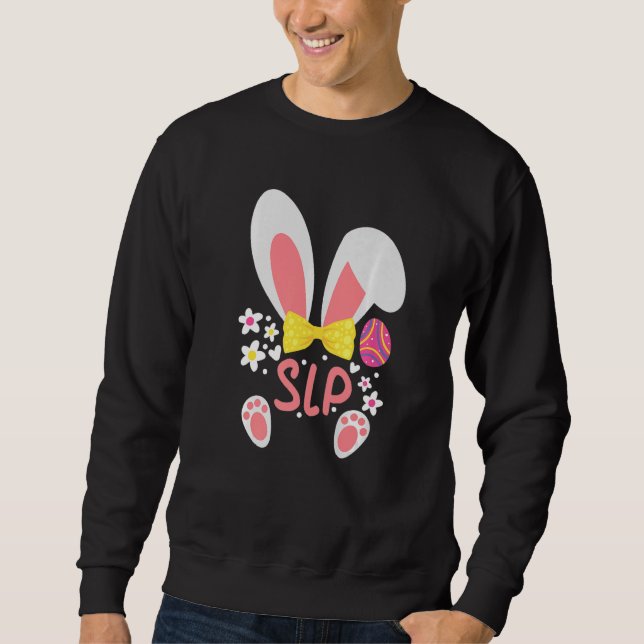 Ostereier Slp Bunny Oaster Matching Speech Thera Sweatshirt (Vorderseite)