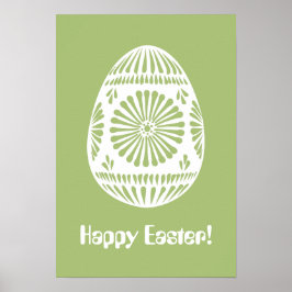 Ostereier-Sondertexposter Poster