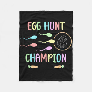 Ostereier-Such-Champion Herren Ostern Schwangersch Fleecedecke
