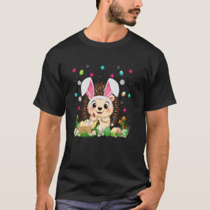 Ostereier-Suche-Hase-Ohr-Stachelschwein-Fröhlich T-Shirt