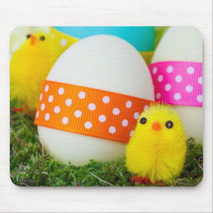 Ostereier-Suche Küken Mousepad