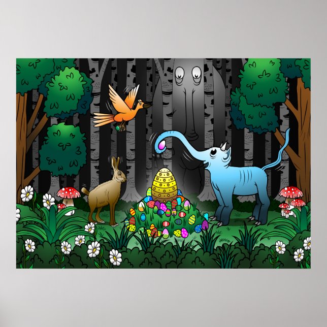 Ostereier-Suche Poster (Vorne)