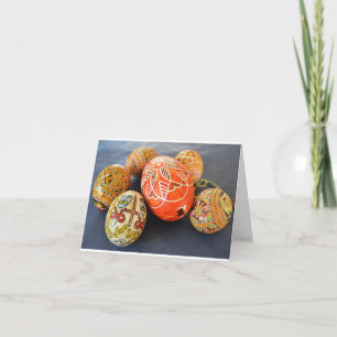 Ostereier Ukraine Feiertagskarte