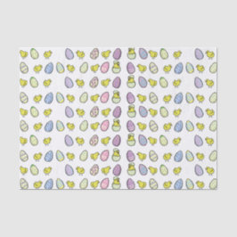 Ostereier und Küken-Seidenpapier Seidenpapier