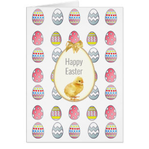 Ostereier und Niedliches Küken