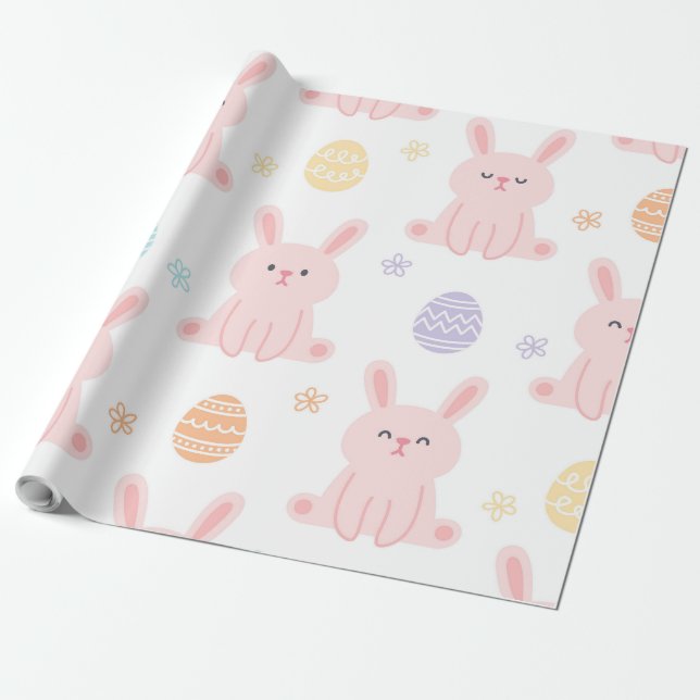 Ostereier und Ostereier Geschenkpapier (Ungerollt)