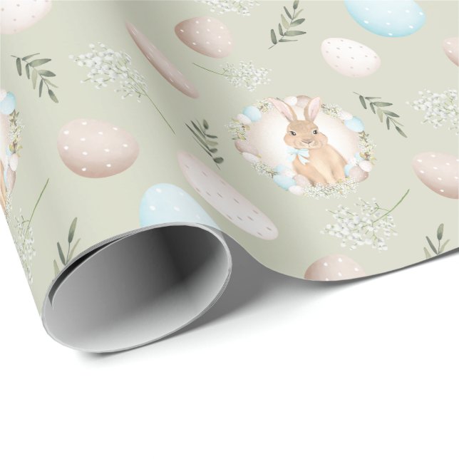 Ostereier und Sonnenschutzpapier Geschenkpapier (Rolleneckpunkt)