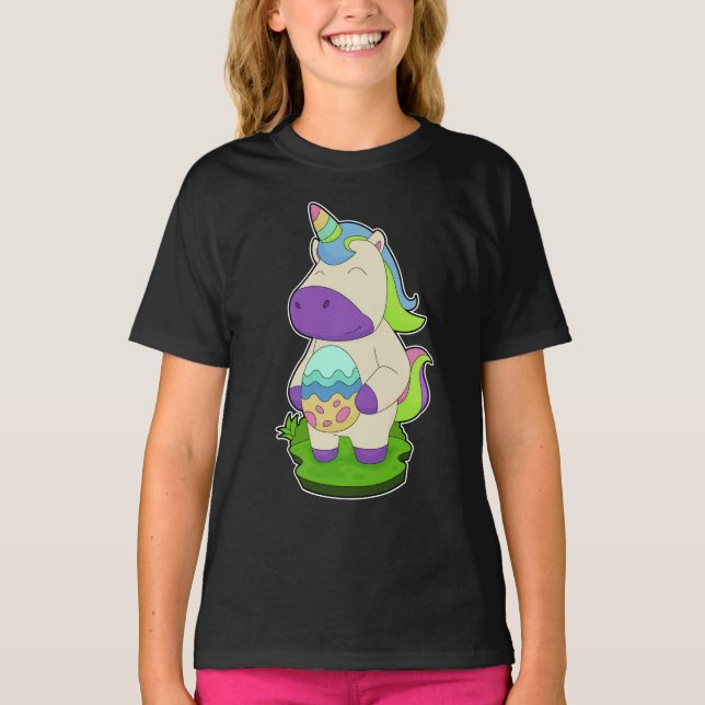 Ostereier Unicorn T-Shirt (Vorderseite)
