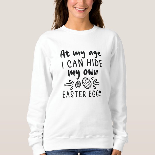 Ostereier versteckt sweatshirt (Vorderseite)