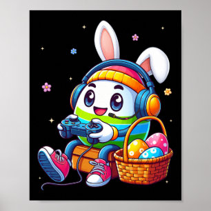 Ostereier Videospiel für Gamer Boys Männer T Poster