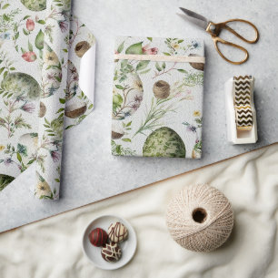 Ostereier Vintag nostalgisches Muster Nr. 11 Geschenkpapier
