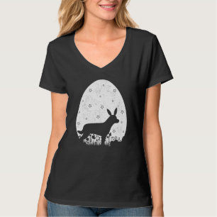 Ostereier Vintag Retro Stil Rottweiler Hund Ost T-Shirt