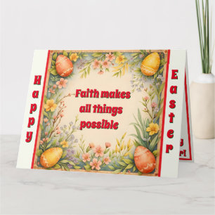 Ostereier Vintag Trendy Collection Karte