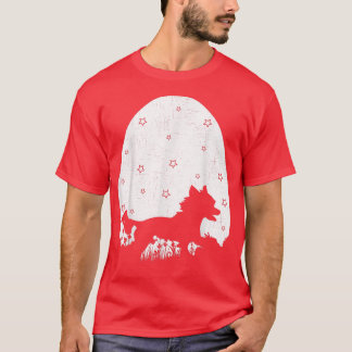 Ostereier Vintager chinesischer Schopfhund Este T-Shirt