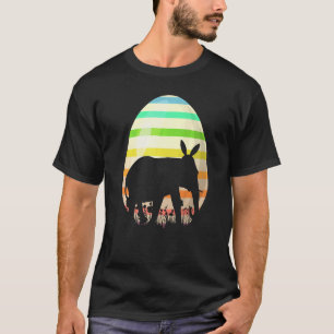 Ostereier Vintager indischer Elefant Osteroester T-Shirt