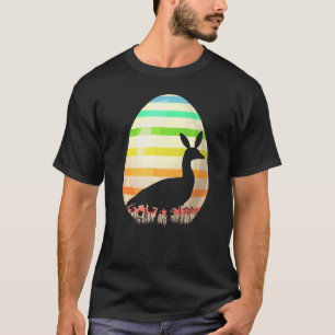 Ostereier Vintager Stilschnee Gänsegezwitscher Ost T-Shirt