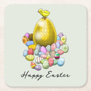 Ostereier von Hühnern Rechteckiger Pappuntersetzer