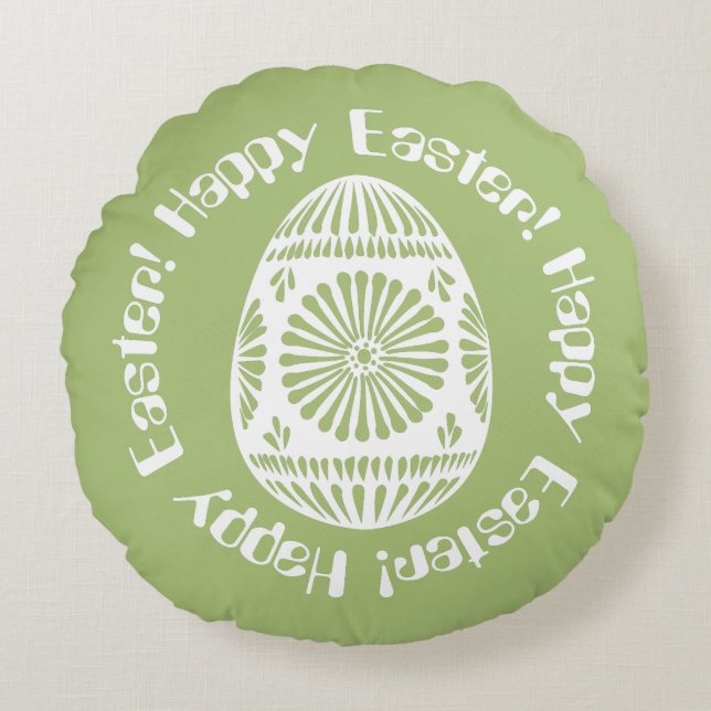 Ostereier werfen Kissen (Vorderseite)