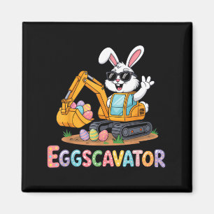 Ostereierausgräber Lustiger Hase Ostern Enthusiast Magnet