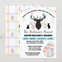 Ostereierjagd & Brunch Hirsch mit Bunnies