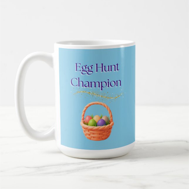 Ostereiersuche-Champion Kaffeetasse (Links)