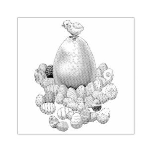 Ostereiersuche Gummistempel