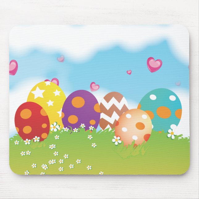 Ostereiersuche Mousepad (Vorne)