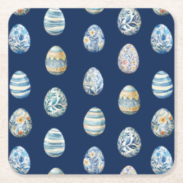 Ostereig-Untersetzer Rechteckiger Pappuntersetzer