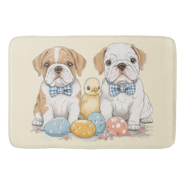Osterenglische Bulldogs Badematte