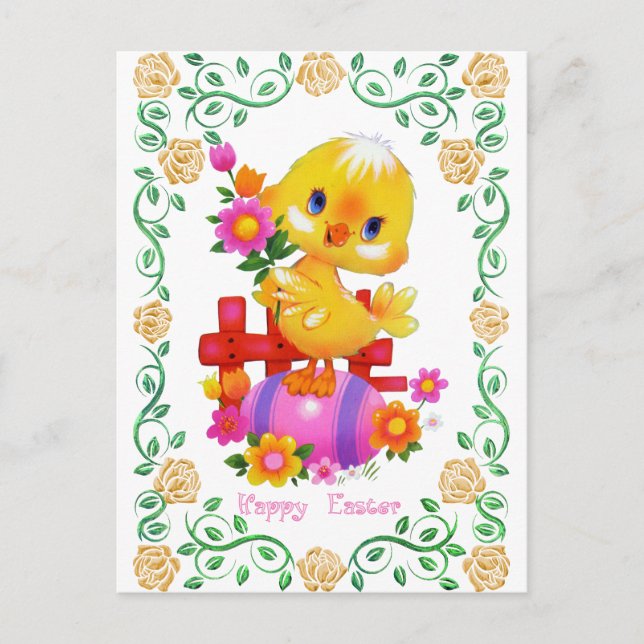 Osterente Feiertag Spaß Postkarte (Vorderseite)