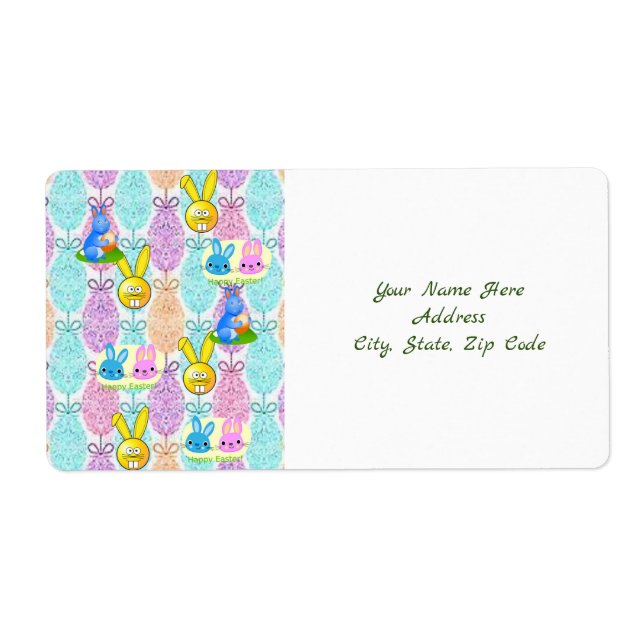 Osteretiketten (Vorne)