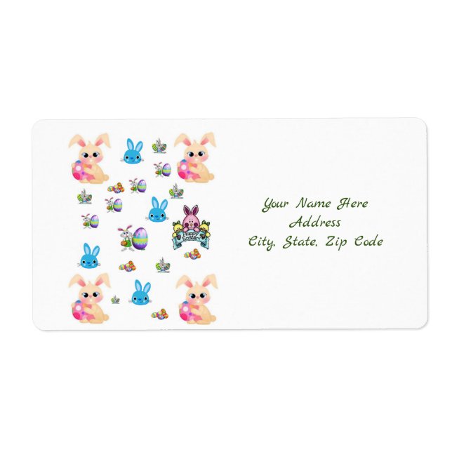 Osteretiketten (Vorne)