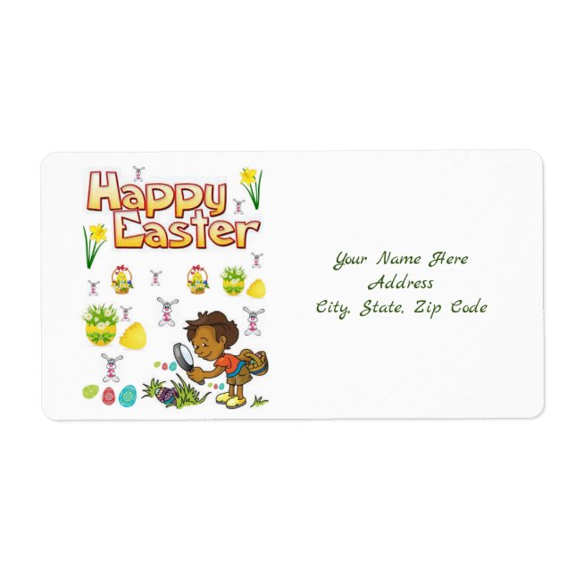 Osteretiketten (Vorne)