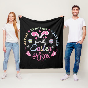 Osterfamilie 2024 zu Erinnerungen zusammenführen Fleecedecke