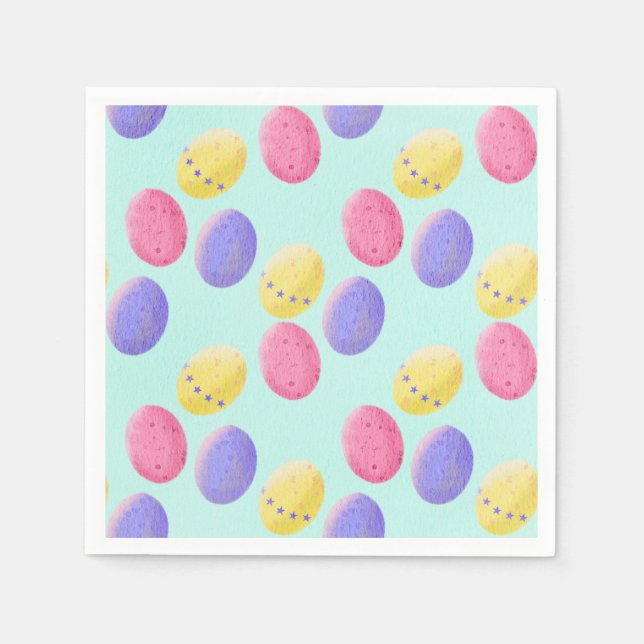 Osterfarbeier Serviette (Vorderseite)