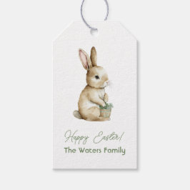 Osterfarben-Kaninchen-Gefälligkeitstempo individue Geschenkanhänger