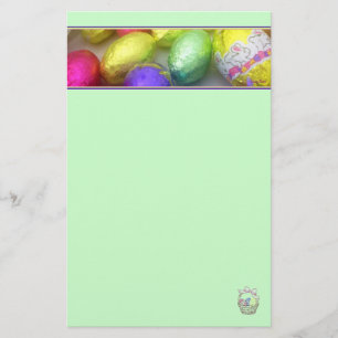 'Osterfarben'-Stationery (Frühjahr-Grün) Briefpapier