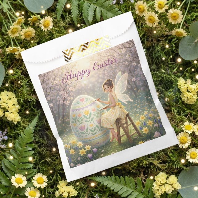 Osterfee malt Osterei Frühling Geschenktütchen (Von Creator hochgeladen)