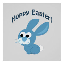 Osterfeier! Blue Rabbit