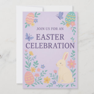 Osterfeier Einladung   Pastel Bunny