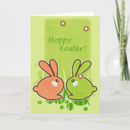 Osterfeier! Grußkarte mit den OsterBunnies Feiertagskarte